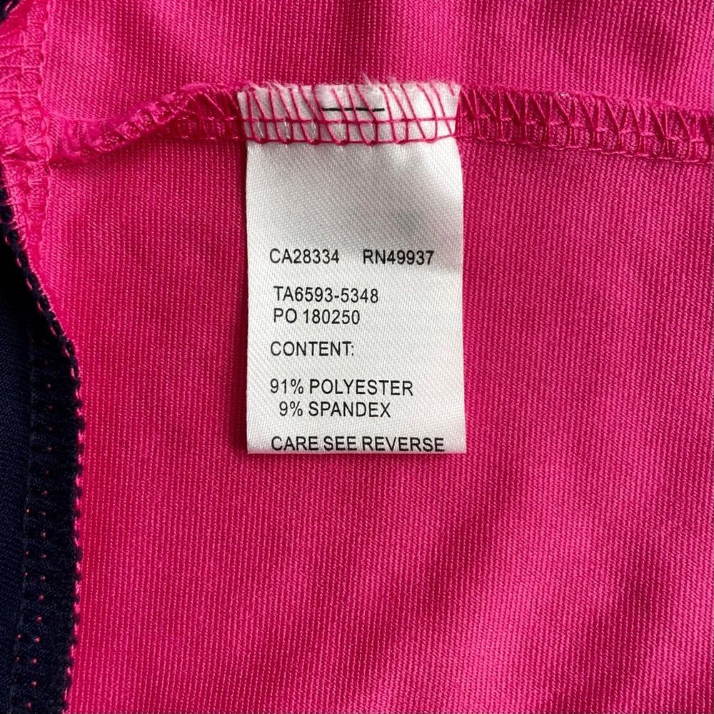 🐝 Tail Navy Blue Pink Bounce Skirt Side Slit Tennis Skort - Picture 9 of 10